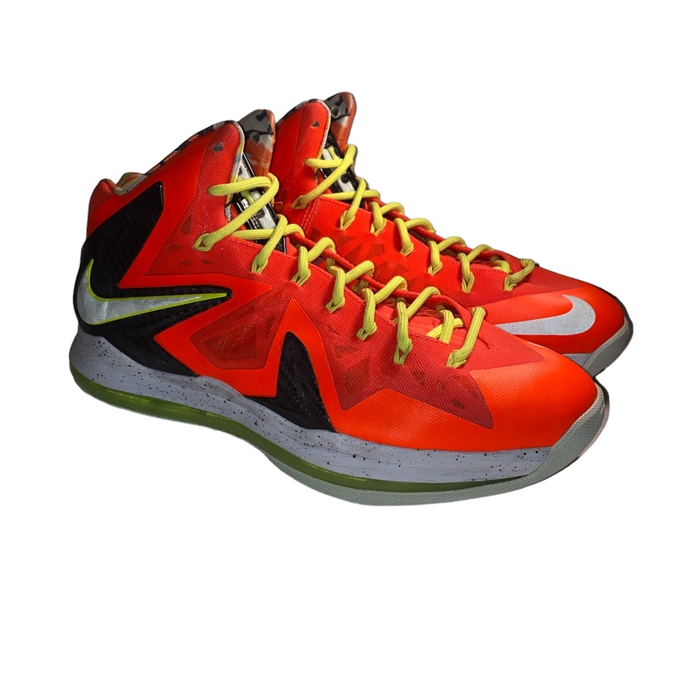 Nike LeBron 10 P.S Elite Bright Crimson  579827-800  Men’s Size 10.5